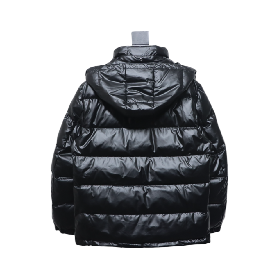 EM Sneakers Prada 21fw Classic Triangle Logo Detachable Down Jacket Black