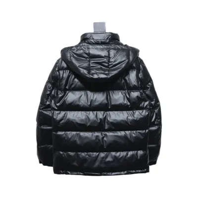 EM Sneakers Prada 21fw Classic Triangle Logo Detachable Down Jacket Black 02