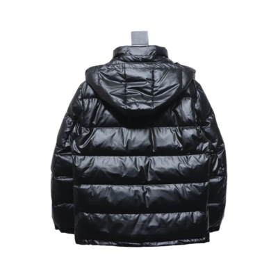 EM Sneakers Prada 21fw Classic Triangle Logo Detachable Down Jacket Black 02