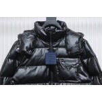 EM Sneakers Prada 21fw Classic Triangle Logo Detachable Down Jacket Black
