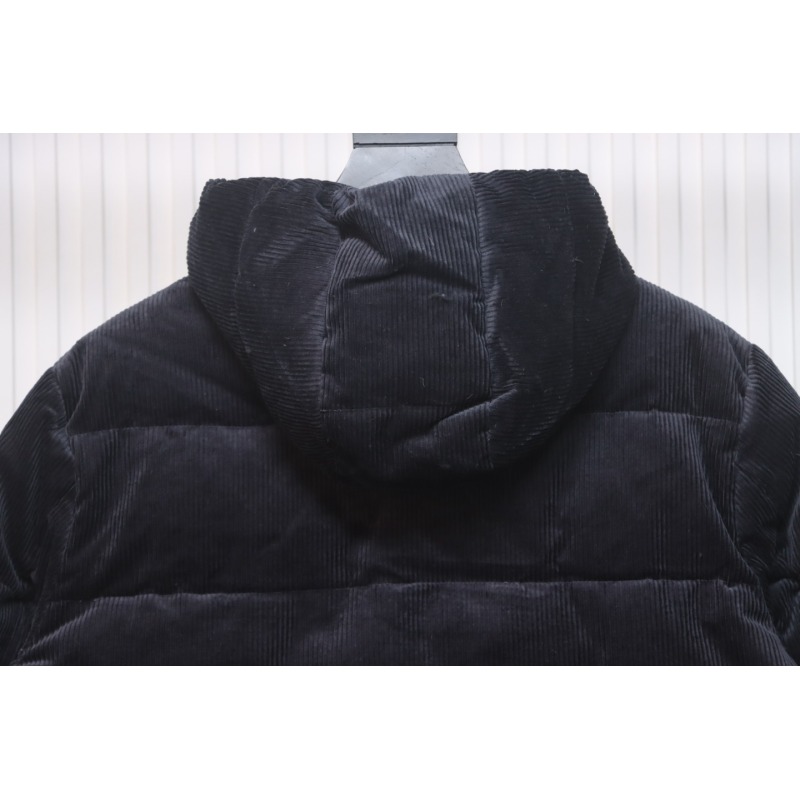 EM Sneakers Prada 23FW Corduroy Down Jacket Black