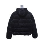 EM Sneakers Prada 23FW Corduroy Down Jacket Black