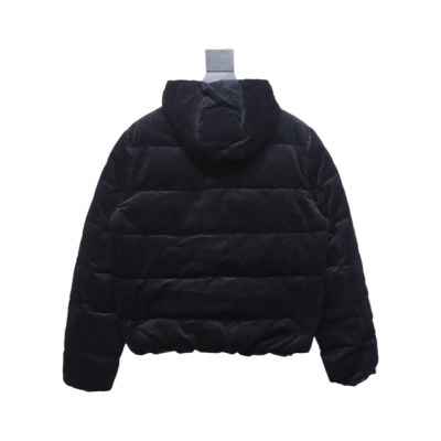 EM Sneakers Prada 23FW Corduroy Down Jacket Black 02
