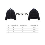 EM Sneakers Prada 23FW Corduroy Down Jacket Black