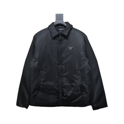 EM Sneakers Prada 23FW Recycled Nylon Down Jacket Black 01