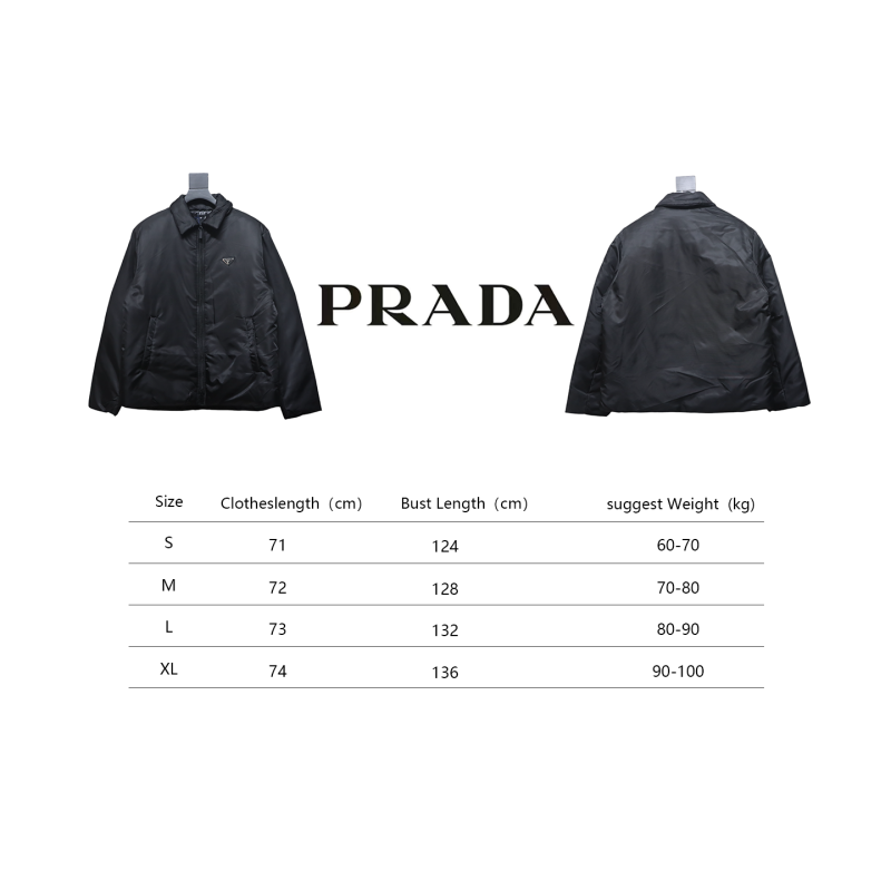 EM Sneakers Prada 23FW Recycled Nylon Down Jacket Black