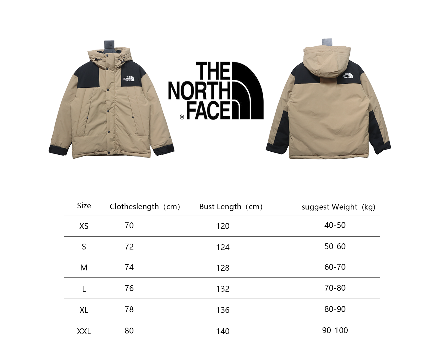 EM Sneakers The North Face 1990 Down Jacket Khaki Black