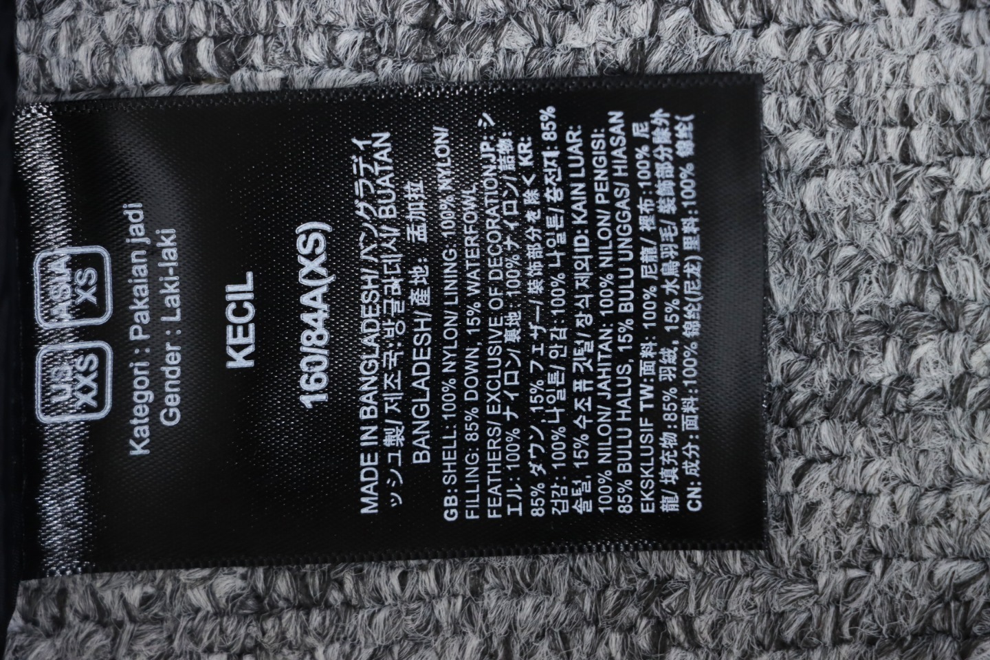 EM Sneakers The North Face 96 Basic Down Jacket All Black