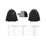 EM Sneakers The North Face POLAR Waterproof and Windproof Workwear Multi-pocket Drawstring Hooded Down Jacket Black