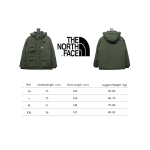 EM Sneakers The North Face POLAR Waterproof and Windproof Workwear Multi-pocket Drawstring Hooded Down Jacket Green