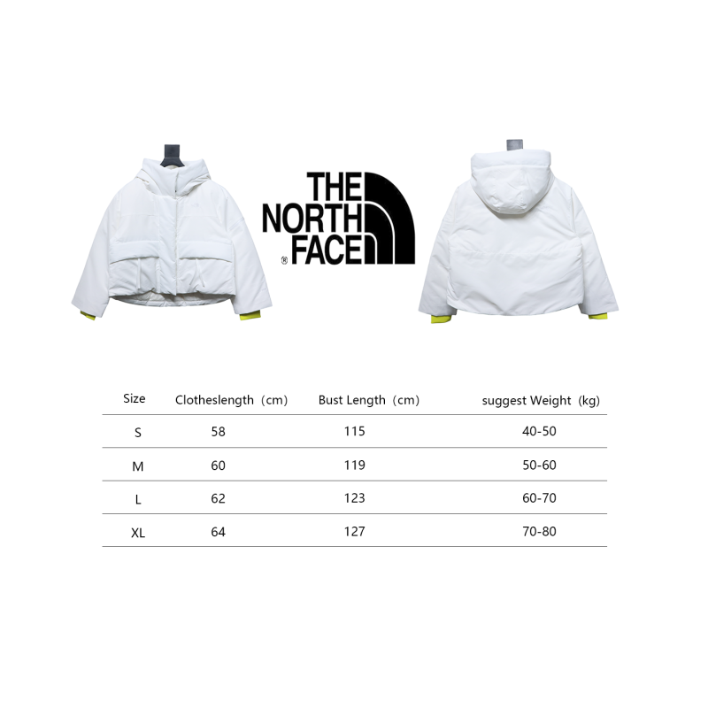 EM Sneakers The North Face TF Outdoor UE Pioneer Design Contrast Color Down Jacket White