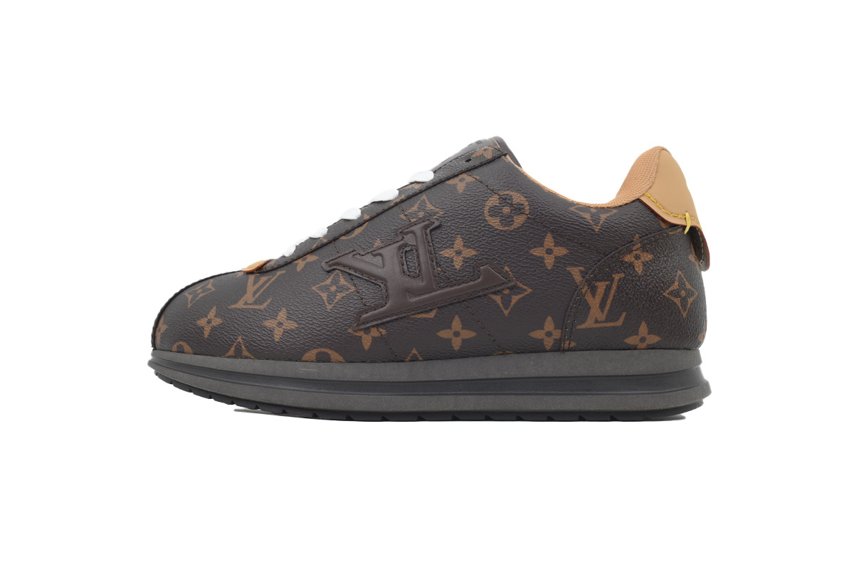 EM Sneakers Louis Vuitton Buttersoft Sneakers x Nigo Coffee colored Old Flowe