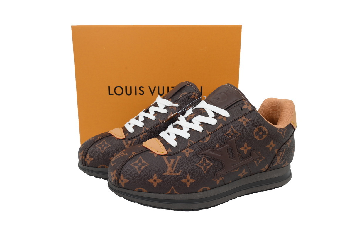 EM Sneakers Louis Vuitton Buttersoft Sneakers x Nigo Coffee colored Old Flowe