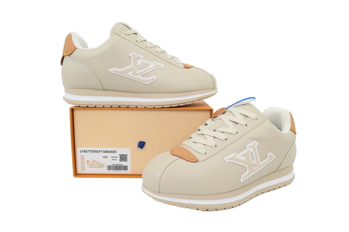EM Sneakers Louis Vuitton Buttersoft Sneakers x Nigo Light Gray Skin