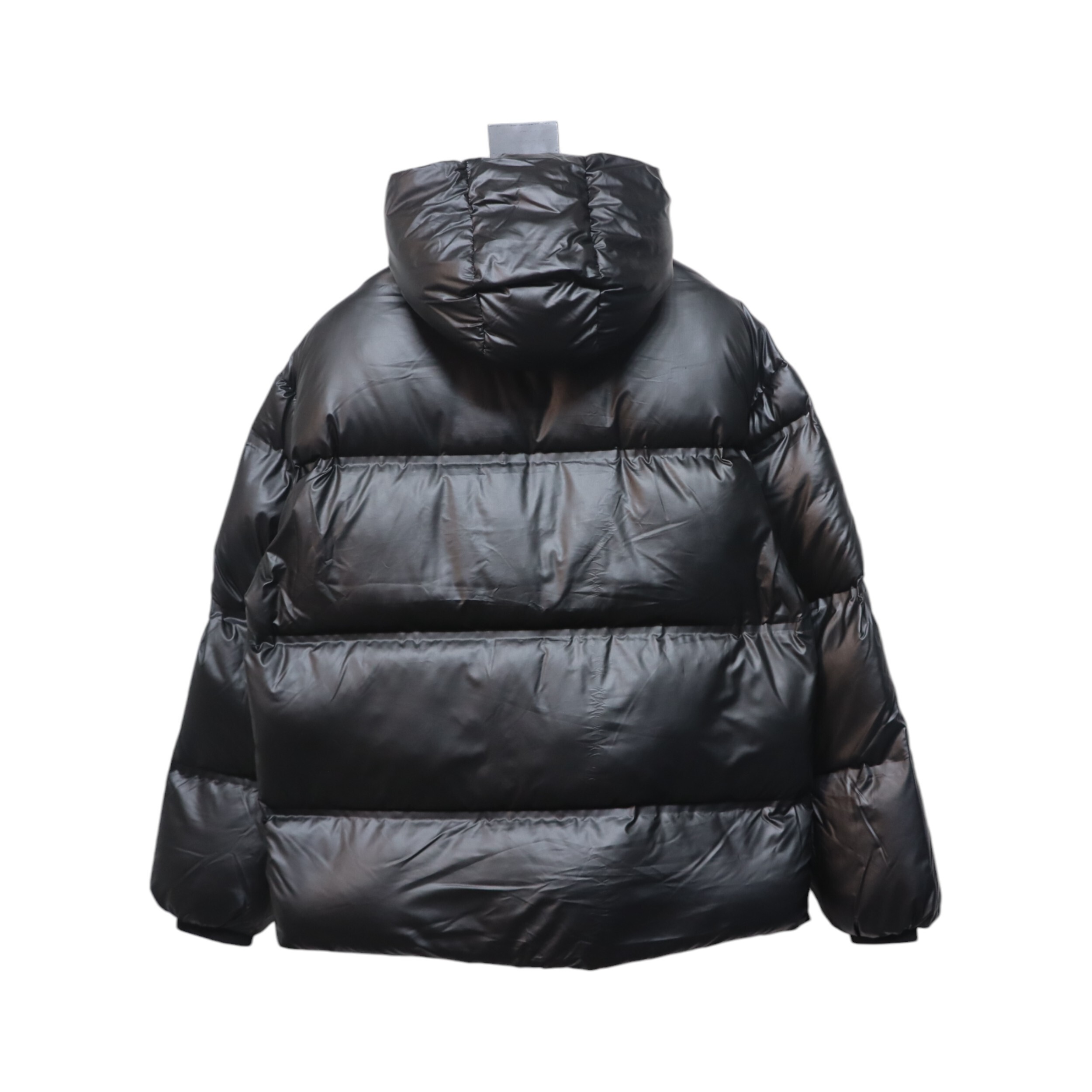 EM Sneakers Prada Red Stripe Logo Down Jacket Black
