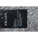 EM Sneakers Prada Red Stripe Logo Down Jacket Black