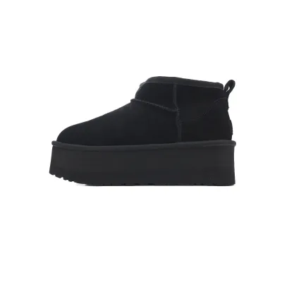 EM Sneakers UGG Classic Ultra Mini Platform Low-Top Boot Black 01
