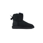 EM Sneakers UGG Mini Bailey Suede Bow Boot Black