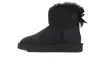 EM Sneakers UGG Mini Bailey Suede Bow Boot Black