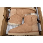 EM Sneakers UGG Mini Bailey Suede Bow Boot Brown