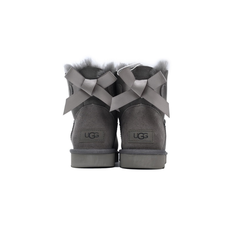 EM Sneakers UGG Mini Bailey Suede Bow Boot Grey