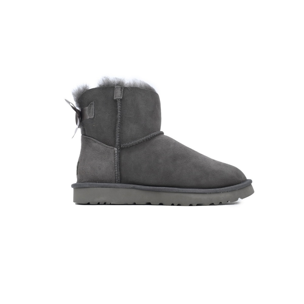 EM Sneakers UGG Mini Bailey Suede Bow Boot Grey