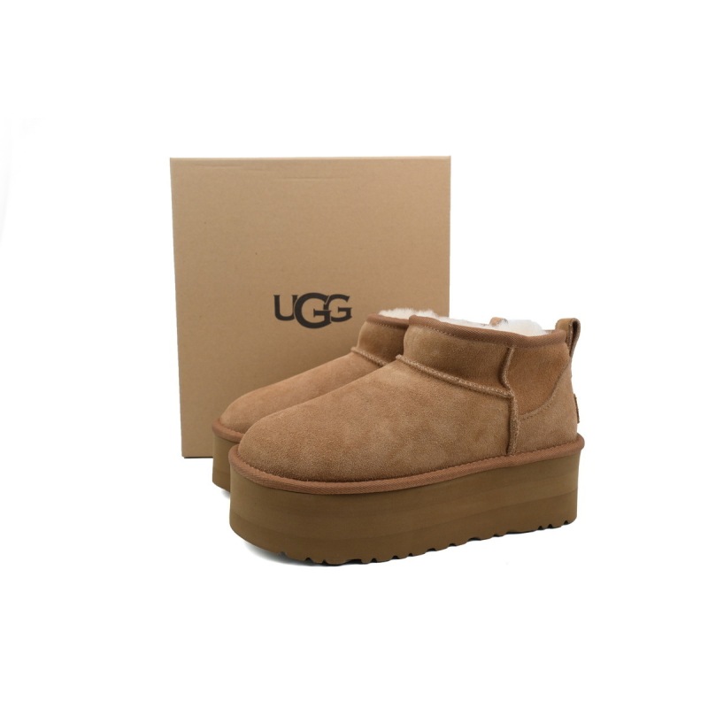 EM Sneakers UGG Classic Ultra Mini Platform Low-Top Boot Brown