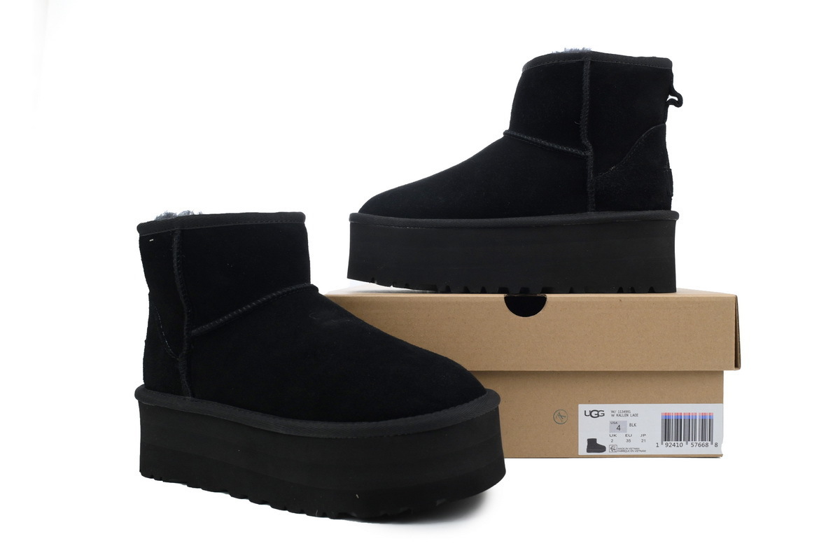 EM Sneakers UGG Classic Ultra Mini Platform Mid-Top Boot Black