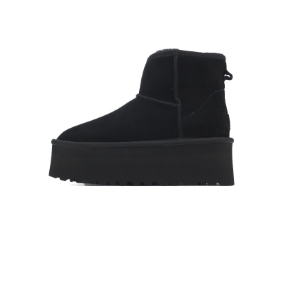 EM Sneakers UGG Classic Ultra Mini Platform Mid-Top Boot Black 01
