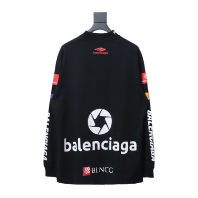 EM Sneakers Balenciaga 23ss Multi-element Printed Full-length Long Sleeves Black 02
