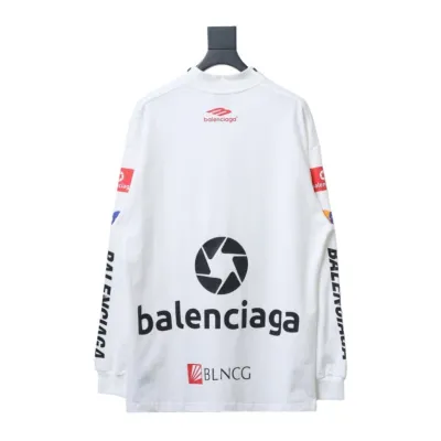 EM Sneakers Balenciaga 23ss Multi-element Printed Full-length Long Sleeves White 02