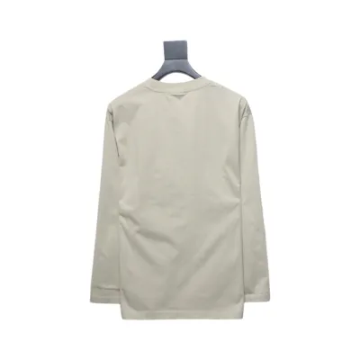 EM Sneakers Balenciaga 24Fw Blurred Cola Print Washed Ripped Long Sleeve White 02