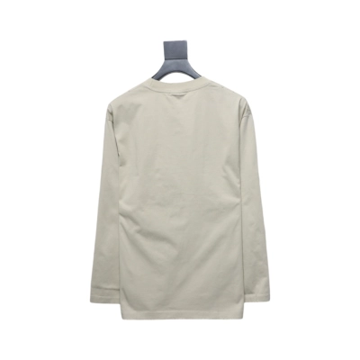 EM Sneakers Balenciaga 24Fw Blurred Cola Print Washed Ripped Long Sleeve White 02