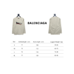 EM Sneakers Balenciaga 24Fw Blurred Cola Print Washed Ripped Long Sleeve White