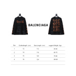 EM Sneakers Balenciaga BCLG 23ss mud-dyed distressed metal Sanskrit long sleeve black