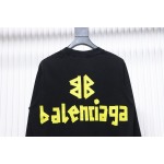 EM Sneakers Balenciaga Masking Tape Crew Neck Long Sleeve Black