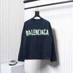 EM Sneakers Balenciaga Masking Tape Crew Neck Long Sleeve Dark Blue