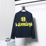 EM Sneakers Balenciaga Masking Tape Crew Neck Long Sleeve Dark Blue