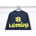 EM Sneakers Balenciaga Masking Tape Crew Neck Long Sleeve Dark Blue