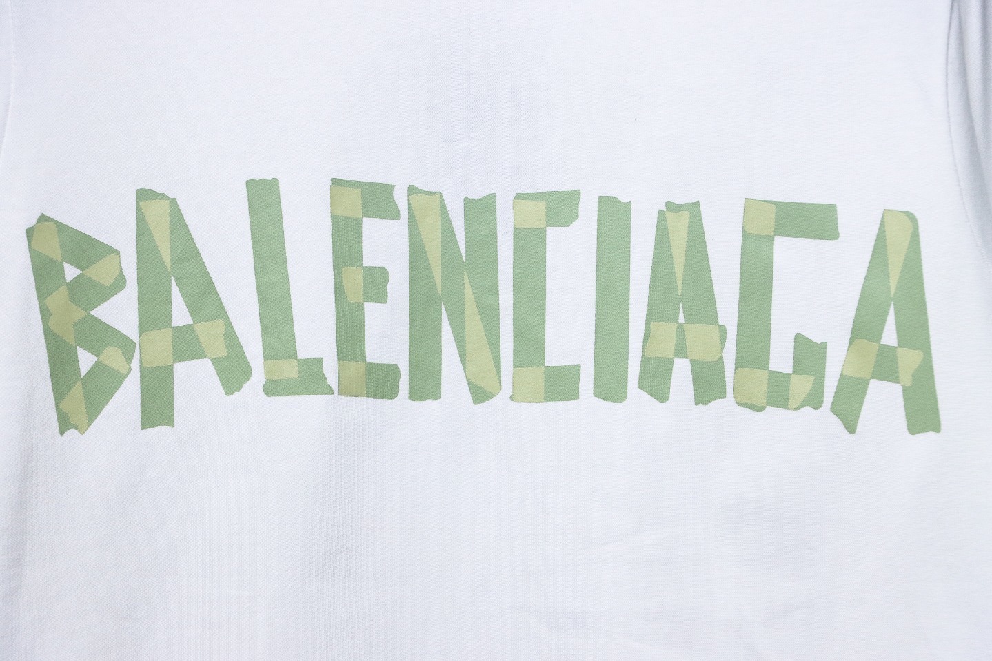 EM Sneakers Balenciaga Masking Tape Crew Neck Long Sleeve White