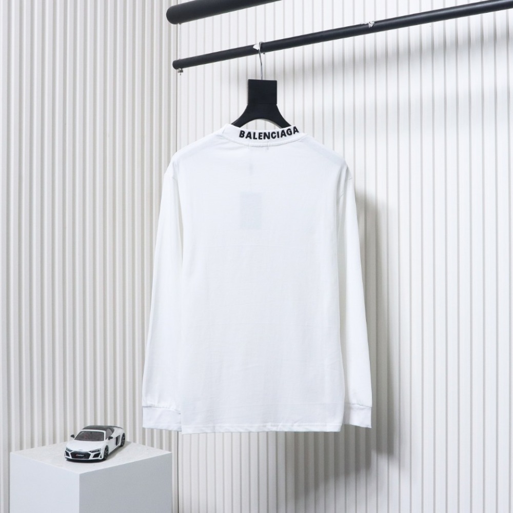 EM Sneakers Balenciaga White Ink Direct Ink Heart Long Sleeve White