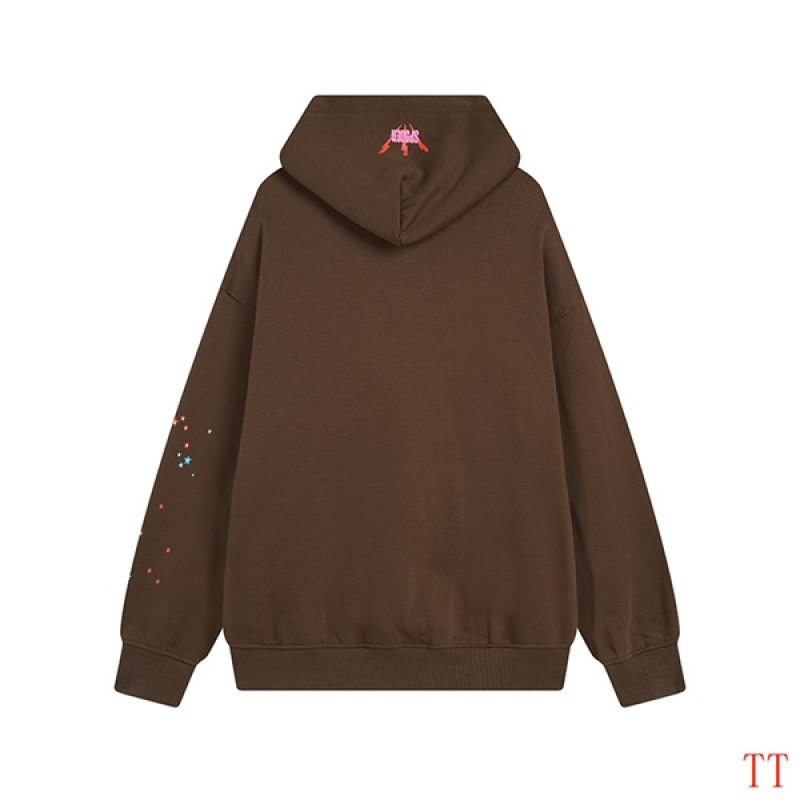 EM Sneakers Sp5der Hoodie & Sweatpant Set Angel Number SS22 Brown