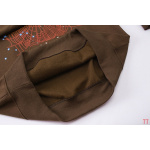 EM Sneakers Sp5der Hoodie & Sweatpant Set Angel Number SS22 Brown