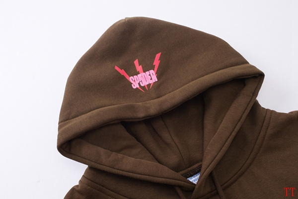 EM Sneakers Sp5der Hoodie & Sweatpant Set Angel Number SS22 Brown