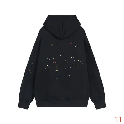 EM Sneakers Sp5der Young Thug Web Hoodie Black and Purple 02