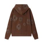 EM Sneakers Denim Tears Hoodie & Sweatpant Sets Cotton Wreath Royal Brown Flower