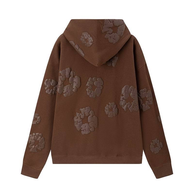 EM Sneakers Denim Tears Hoodie & Sweatpant Sets Cotton Wreath Royal Brown Flower