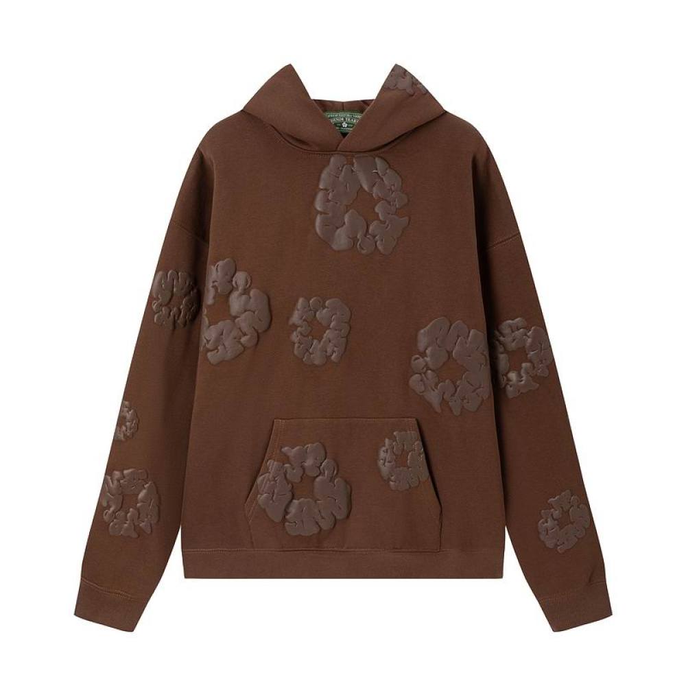 EM Sneakers Denim Tears Hoodie & Sweatpant Sets Cotton Wreath Royal Brown Flower