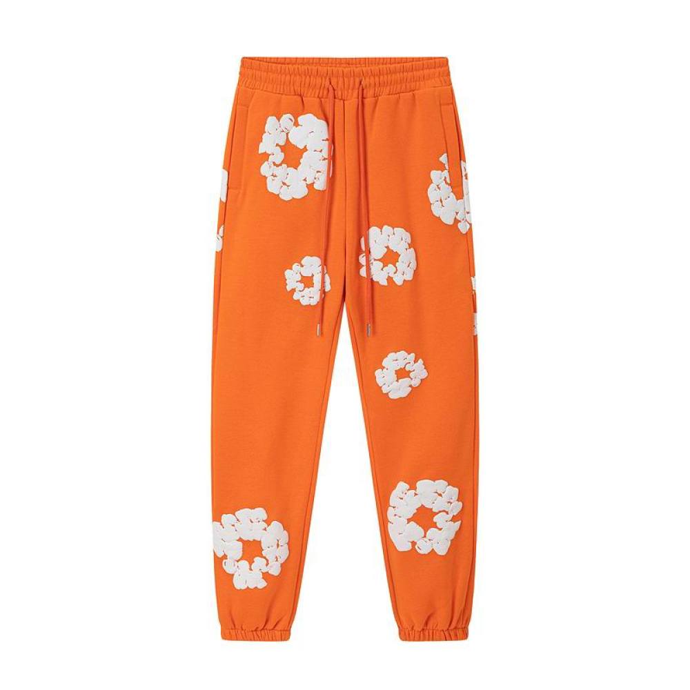 EM Sneakers Denim Tears Hoodie & Sweatpant Sets Cotton Wreath Royal Orange
