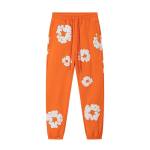 EM Sneakers Denim Tears Hoodie & Sweatpant Sets Cotton Wreath Royal Orange